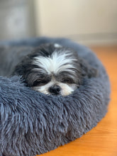 Load image into Gallery viewer, Coco brown caramel beige Calming Relaxing Anti-Anxiety Anxiety Dog Cat Pet Bed Sleep nervous puppy kitten Clotted cream billy Rufus blush pink cloudy grey charcoal black